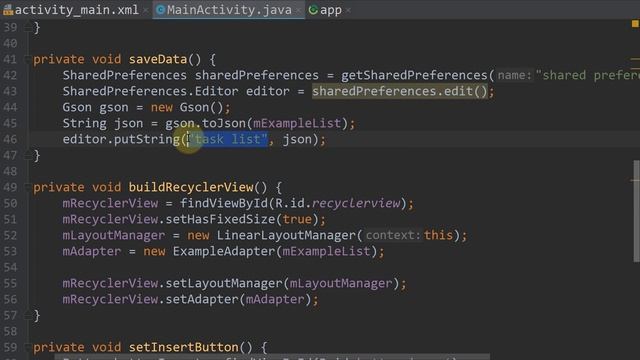 How to Save an ArrayList of Custom Objects to SharedPreferences with Gson - Android Studio Tutorial смотреть онлайн