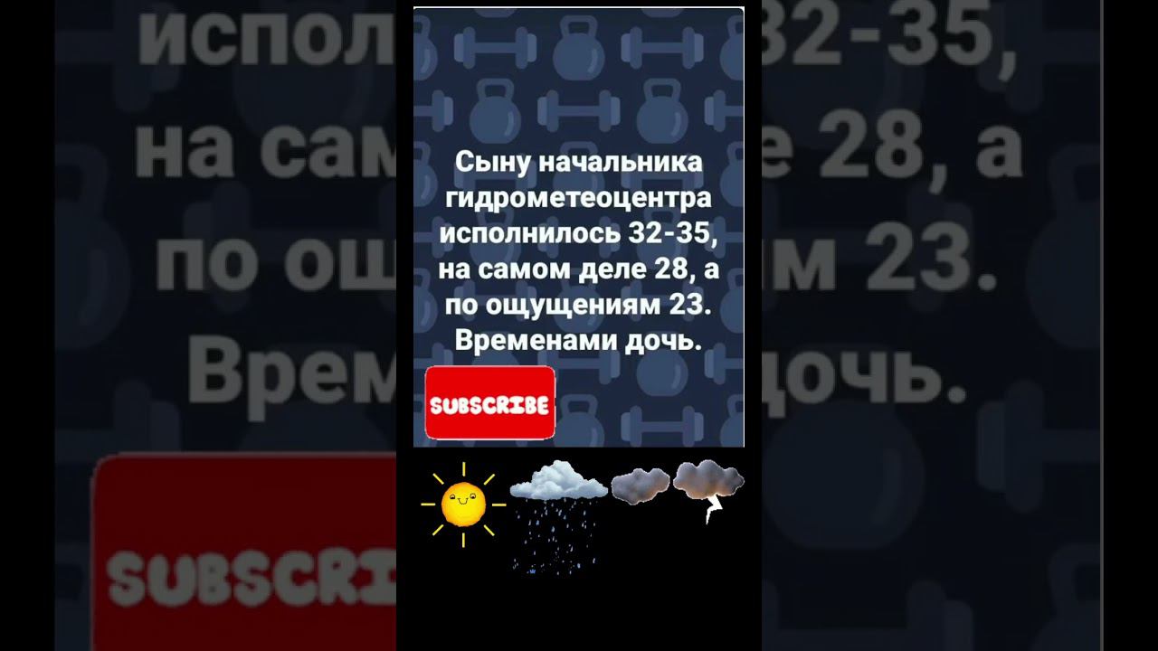 #shorts #bigblog_911 #анекдот #прогноз #погода