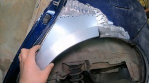 Замена арки на самодельную для TOYOTA COROLLA