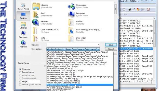 Export to CSV with Wireshark смотреть онлайн
