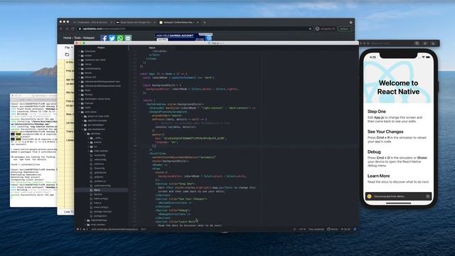 React Native and Google Places API смотреть онлайн