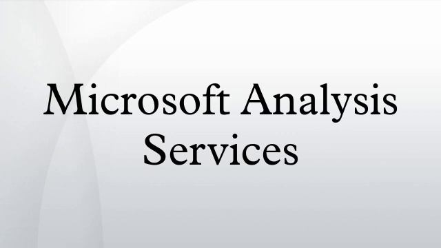 Microsoft Analysis Services смотреть онлайн