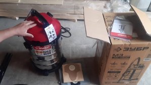 Обзор промышленного пылесоса ЗУБР ПУ-30-1400 М3