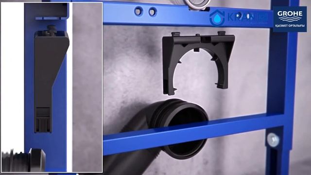 Установка инсталляции GROHE смотреть онлайн