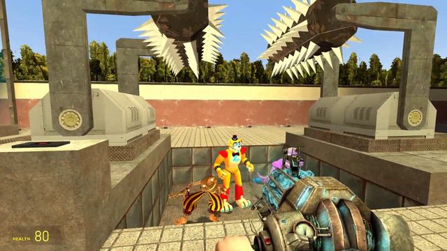 HYPER DESTROYING SIREN RAINBOW FNAF SECURITY BREACH ANIMATRONICS In Garry's Mod! смотреть онлайн