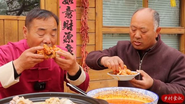 10 Fatty Pork Trotters With Special DIP! Original Taste Is The Best!  | Uncle Rural Gourmet