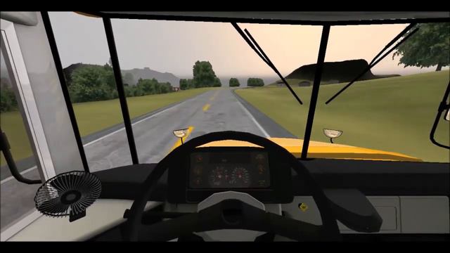 Secondary Route 27 on Bus 23 | Rigs of Rods смотреть онлайн