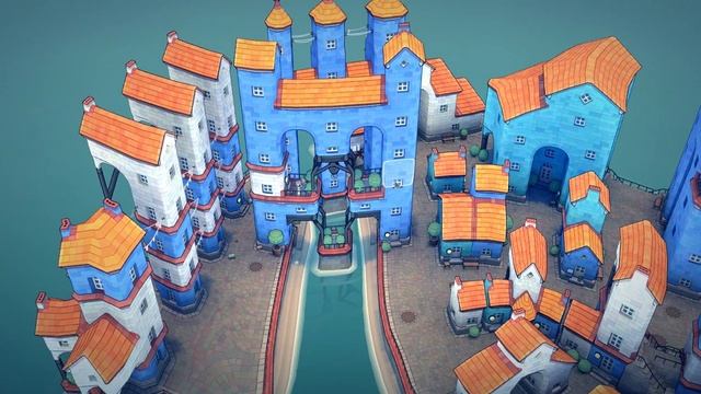 Townscaper: Creating Small Towns (Timelapse) Session 57 смотреть онлайн