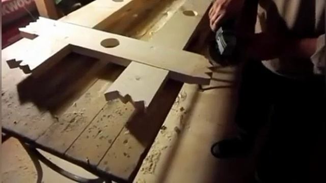 ЛЮСТРА под старину из обрезок досок своими руками. ЛЕГКО! смотреть онлайн