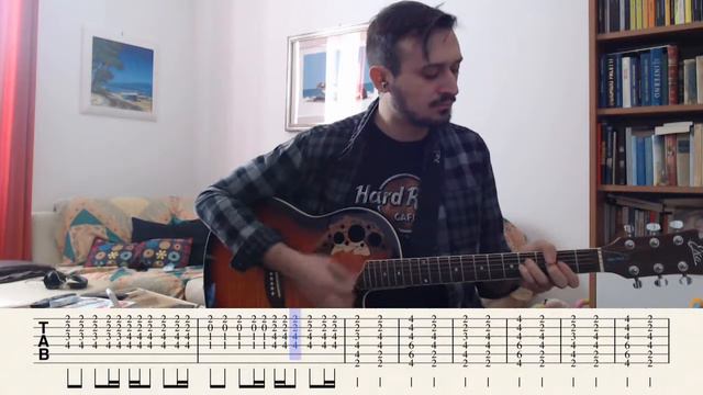 Guitar+Tabs - ALL STAR Track 3 смотреть онлайн