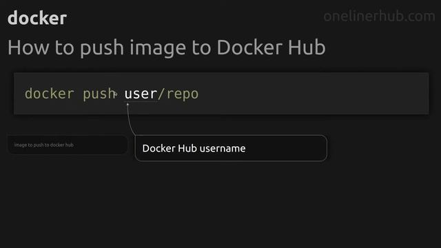 How to push image to Docker Hub #docker смотреть онлайн