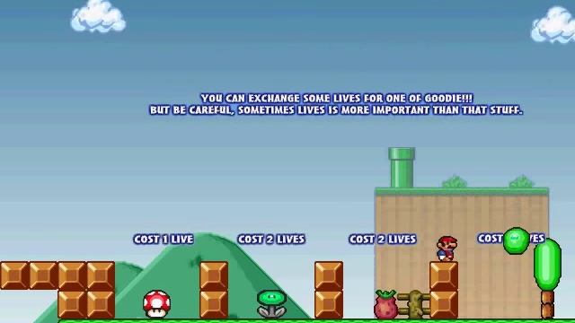 Super Mario 3 Mario Forever Jumping Lui In save game room смотреть онлайн