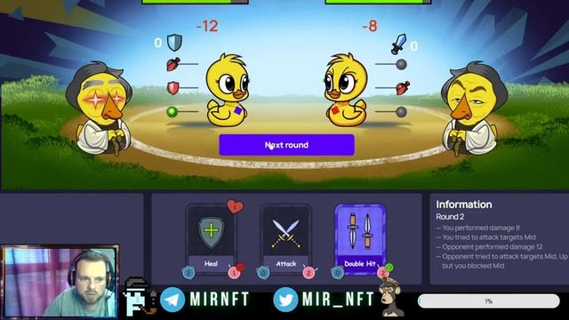 Waves Ducks Альфа-Тест Duck Wars , сражаюсь за КОЛХОЗ и фармлю токены. смотреть онлайн