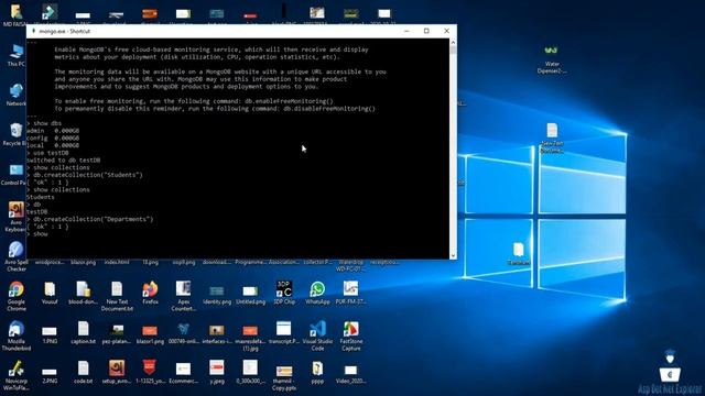 Create, Delete collection in MongoDB database | Show collection list | MongoDB | Asp.Net Core Mvc смотреть онлайн