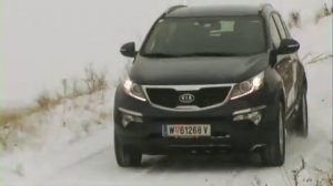 KIA Sportage (КИА Спортейдж) -  зима тест драйв, off road