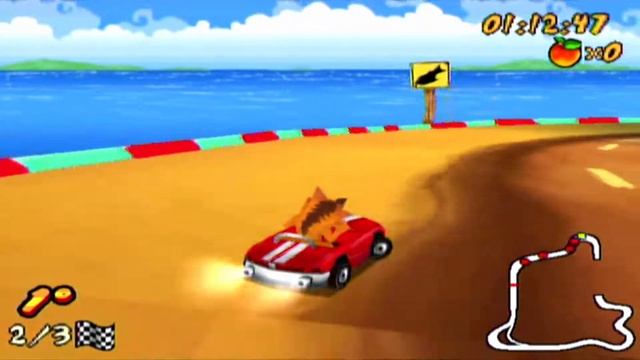 Crash Bandicoot Nitro Kart 3D (Zeebo) - Primeiros Minutos de gameplay смотреть онлайн