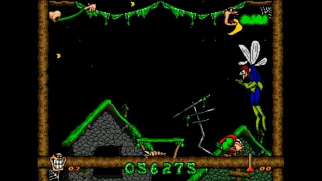 Boogerman: A Pick and Flick Adventure. SEGA Genesis. Walkthrough смотреть онлайн