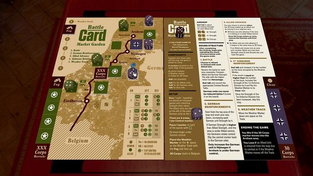 Battle Card: Market Garden (Play through) смотреть онлайн