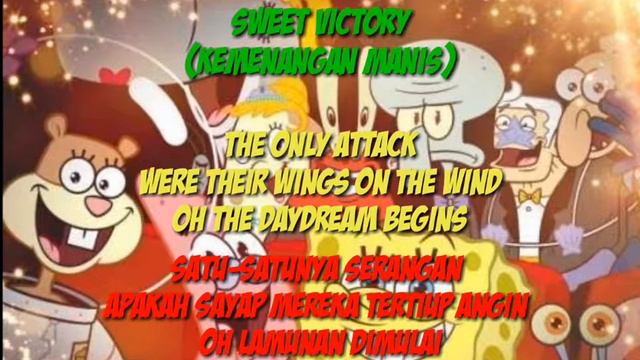 Spongebob Squarepants Song: Sweet Victory With Indonesian Translate смотреть онлайн