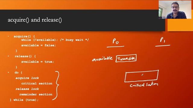 Mutex Lock | acquire and release Instruction | Lecture - 31_1 смотреть онлайн