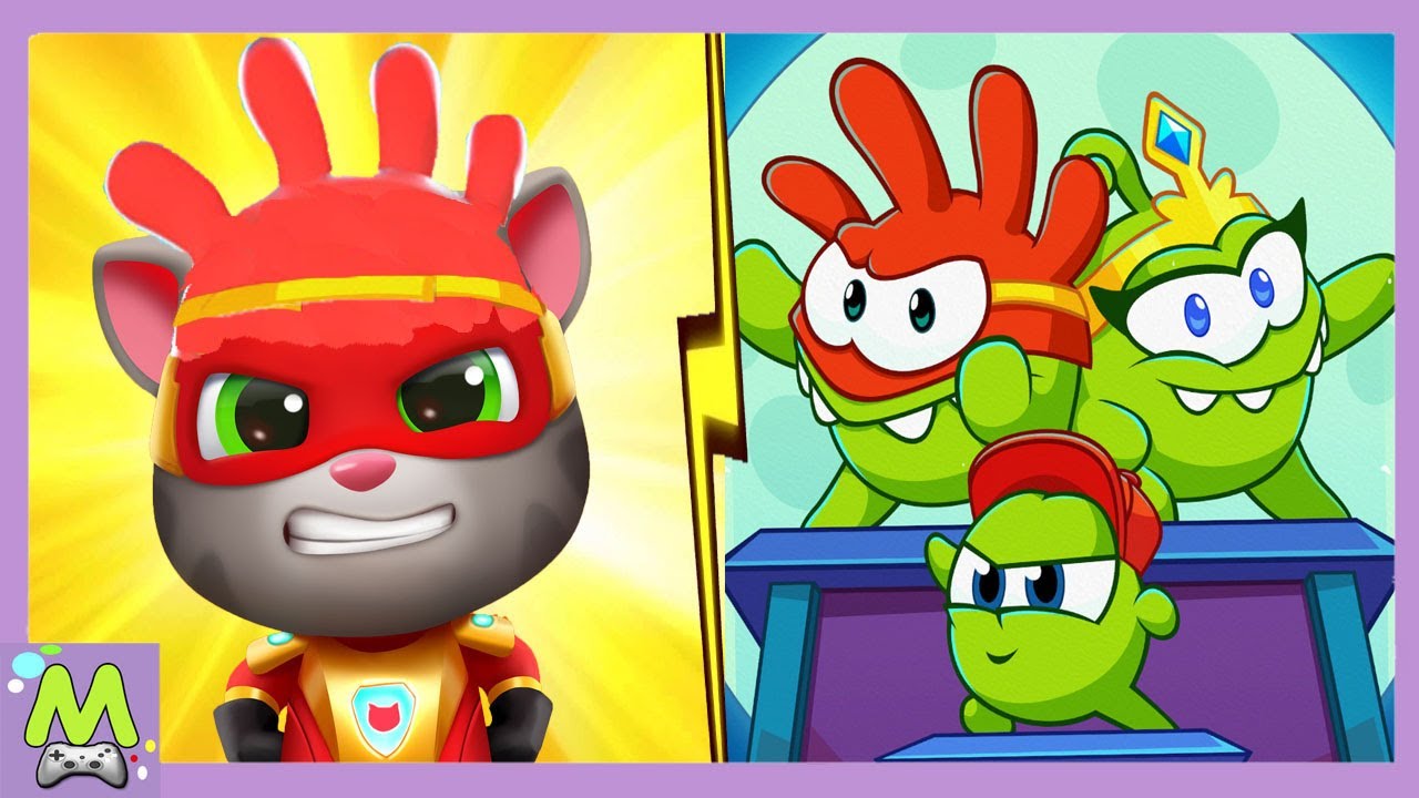 Говорящий Том Vs Ам Ням.СуперНямы против Супер Тома.Какая Игра Круче