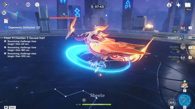 Spiral Abyss Floor 11 Version 4.5 - Gaming Overload Team & Heizou National Team смотреть онлайн