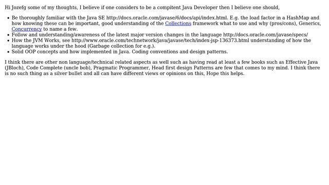 Software Engineering: What should Competent Java programmer Be Able To Do? (2 Solutions!!) смотреть онлайн