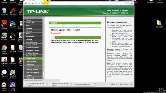 Upgrade Firmware TP-Link TL-WR841N to TL-WR843ND смотреть онлайн