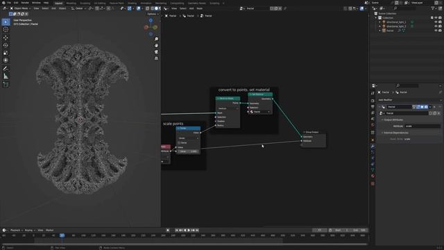 Geometry Nodes Fractal Tutorial смотреть онлайн