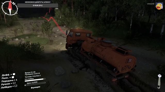 Spintires® #10 Ракетовоз дрова подвез! смотреть онлайн