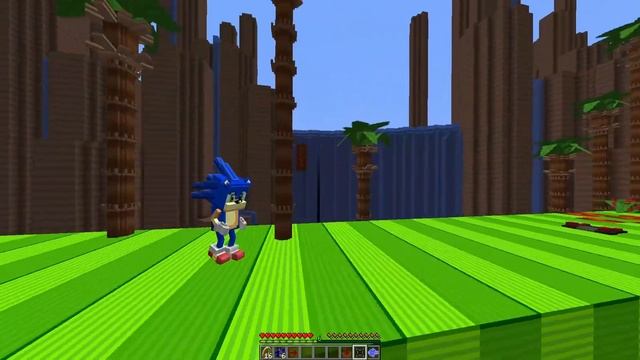 I recreated Sonic Generations in Minecraft! смотреть онлайн