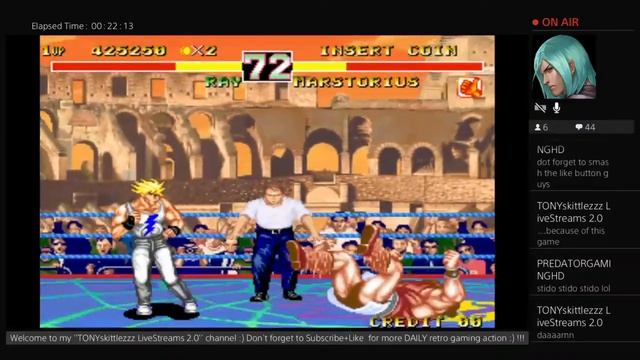 TONYskittlezzzº plays "FIGHTERS HISTORY DYNAMITE" - [back by popular demand :)] #retro #DataEast смотреть онлайн