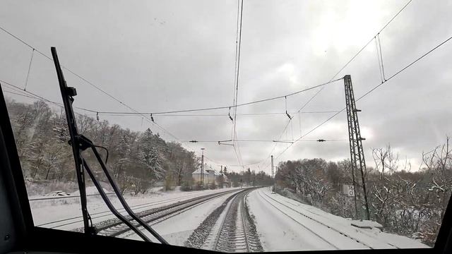 Geislingen An Der Steige - Ulm Hauptbahnhof Cockpit Mitfahrt