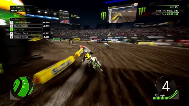 Monster Energy Supercross - The Official Videogame 2 - First Gameplay Reveal | PS4 смотреть онлайн