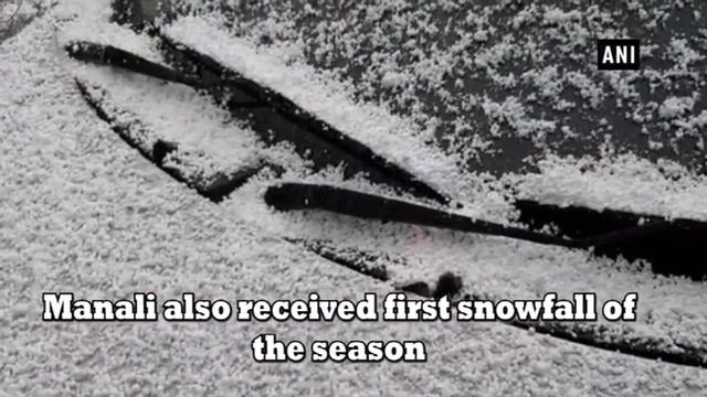 Uttarkashi, Manali Drape In White Blanket