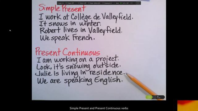 Simple Present versus Present Continuous VIDEO CAPSULE смотреть онлайн