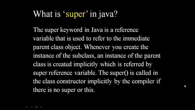 this & super in JAVA смотреть онлайн