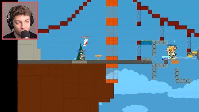 MOST RISKY LEAP OF FAITH! (Ultimate Chicken Horse) смотреть онлайн