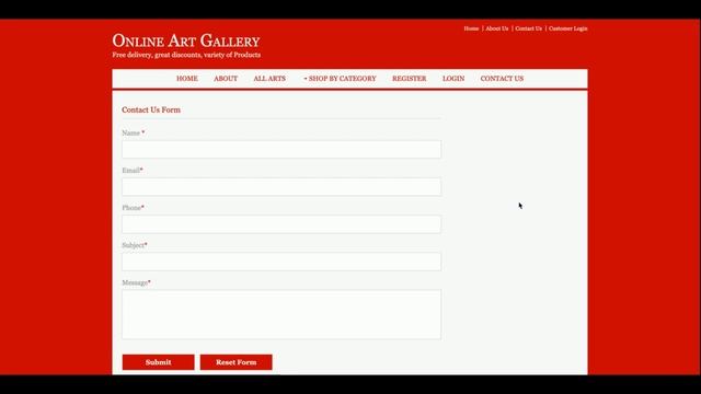 Online Art Gallery | Java JSP Servlet Project | Java JSP CRUD Project смотреть онлайн