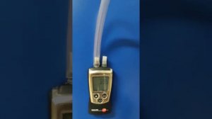 Testo 510 - замер перепада давления на Tion'е.