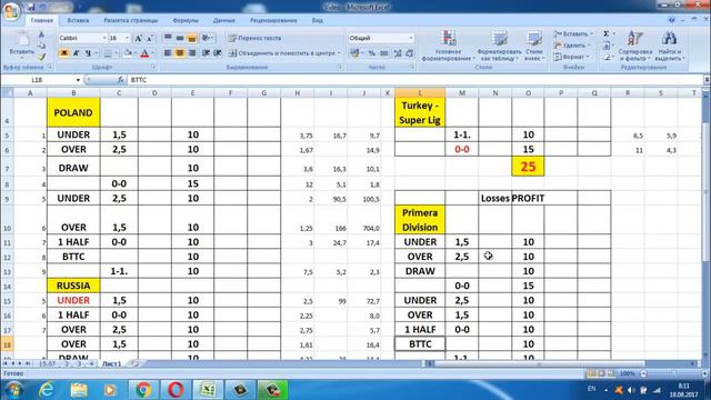 Догон Линий по 4 чемпионатам. смотреть онлайн