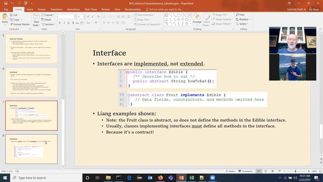 CS225 M10.1 Abstract Classes and Interfaces Live Lecture (1 of 1) смотреть онлайн