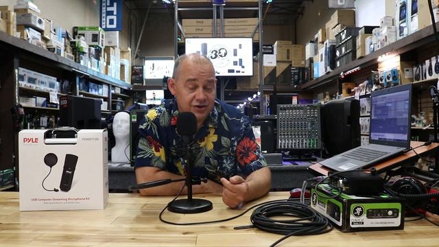 Pyle PDMIKT100 USB Condenser Microphone - Great for Facebook or YouTube Live Streaming & Recording смотреть онлайн