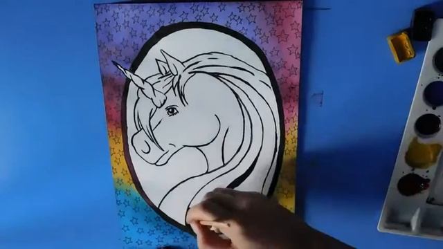 Рисуем единорога ♥♥♥ смотреть онлайн