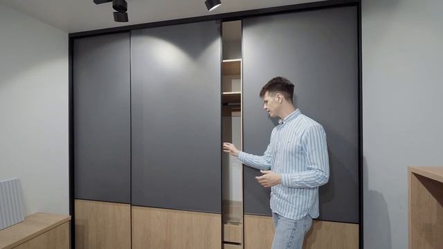 СУПЕР шкаф в стиле минимализм! / Обзор шкафа-купе с системой Aristo Slim Line / Кухни Ростов смотреть онлайн