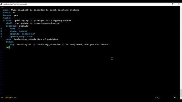 Ansible application to patch OS смотреть онлайн
