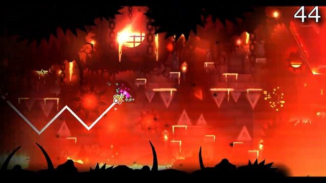 Avernus with Frame Perfects counter — Geometry Dash смотреть онлайн