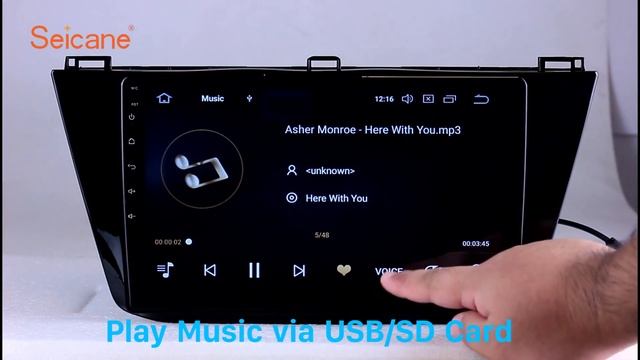 10.1 inch Touch Screen 2016-2018 VW Volkswagen Tiguan Android 9.0 Bluetooth Radio GPS Navigation смотреть онлайн