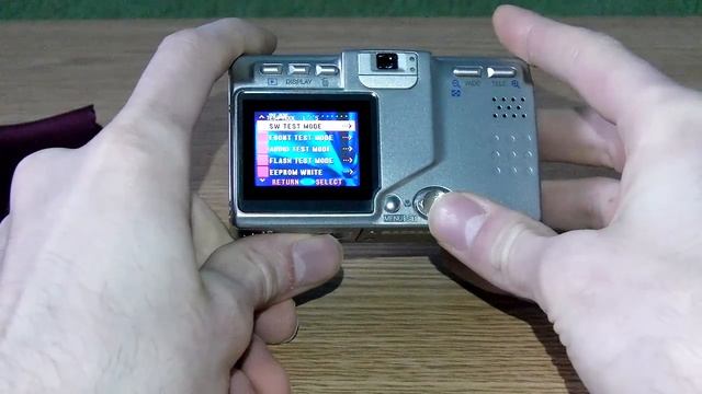 Konica Minolta Dimage Digital Camera Service Mode / Menu G600