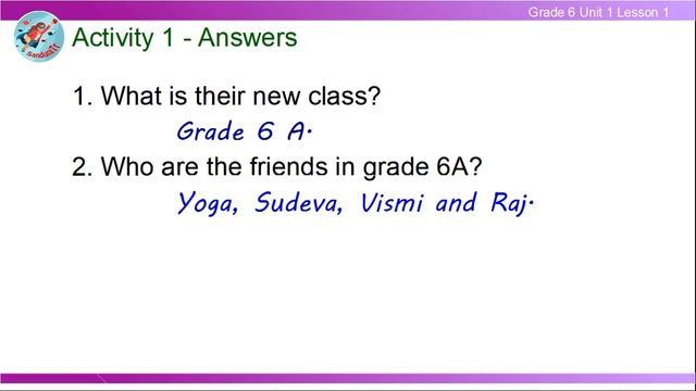 Grade 6 English Language [ Unit 1--Lesson 01 ] ?????? смотреть онлайн